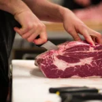 Corte de carnicero de carne de Ávila